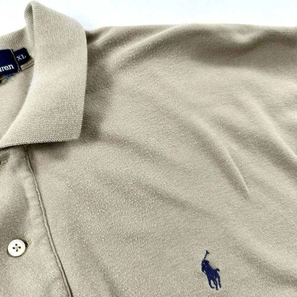 Polo Ralph Lauren Polo Shirt Mens XL Short Sleeve Cotton Preppy Lot of 2